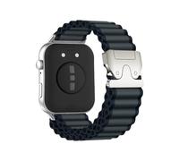 Nylon Strap For Huawei Watch Fit 5 Pro Fit5 Fit4Pro Fit4 Fit3 Metal Connector Wristband Replace Bracelet(Dark gray-silver,For Fit 4 Pro)