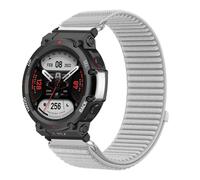 Nylon Strap for Watch Strap Band For Garmin Fenix 5 6 7 8 6S Pro 7s 6X Pro 5X Plus Quick Release Stretchy Braided Adjustable Sport Loop trail Loop 20 22 26mm (Grey, Garmin Fenix 7)