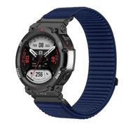 Nylon Strap for Watch Strap Band For Garmin Fenix 5 6 7 8 6S Pro 7s 6X Pro 5X Plus Quick Release Stretchy Braided Adjustable Sport Loop trail Loop 20 22 26mm (Navy, Garmin Fenix 7S)