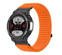 Nylon Strap for Watch Strap Band For Garmin Fenix 5 6 7 8 6S Pro 7s 6X Pro 5X Plus Quick Release Stretchy Braided Adjustable Sport Loop trail Loop 20 22 26mm (Orange, Garmin Fenix 5X Plus)