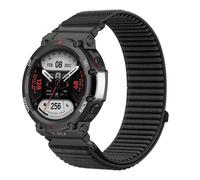 Nylon Strap for Watch Strap Band For Garmin Fenix 5 6 7 8 6S Pro 7s 6X Pro 5X Plus Quick Release Stretchy Braided Adjustable Sport Loop trail Loop 20 22 26mm (Black, Garmin Fenix 8 47mm)