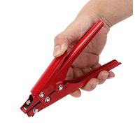 Nylon Strap Tensioning Tool Cable Tie Cutter Red 45 Steel Wire Binding Cutting Fastening Cable Tie Gun Nylon Strap Tensioner for Cutting Cables Wires
