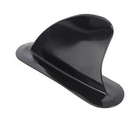 Nylon Surfboard Fin 4 Inch Tail Rudder for Tight Arc Turns | Black Nylon Build, Balanced Medium Template, Maintains Hold and Drive, Water Flex for Surf Use