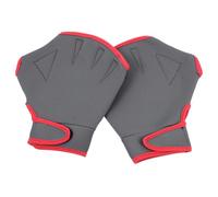Nylon Swim Glove with Webbed Design and Adjustable Wrist Strap | Open Palm Shape, Propulsion Boost for Scuba Training and Water Activity, Unisex Fit, Aqua Fitness Use