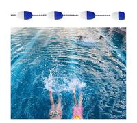 Nylon Swimming Pool Lane Divider Rope Kit with Blue & White Buoys, 15ft Easy-to-Install, Durable Pool Floats with Hooks, Ideal for Competitive Swimming & Training