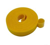 Nylon Ties for Garden Support 3Pack of Self Gripping Tapes for Organizing Cables and Supporting Plants Effectively (yellow)