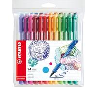 Stabilo pointMax Green,Light Green,Orange,Pink,Purple,Red,Yellow 24pc(s) fineliner