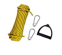 Nylon Tow Rope Sled Cart Pull With Handle & Carabiner Buckles Water Skiing Water Sport Line Snowboard Equipment Wakeboard Tow Rope