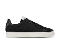 Nylon Trainers with Jacquard All-Over Eagle - male - Emporio Armani - Sneakers - Black - 7 UK - Shoes 7 UK