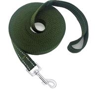 Nylon Training Dog Leash for Small Medium Dogs, 15ft 20ft 30ft 50ft 100ft Reflective Long Leash Dog/Puppy Lead for Obedience Recall Training, Camping