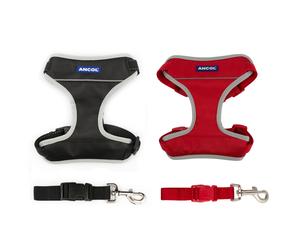 Nylon Travel & Exercise Harness Black Small 37-58cm