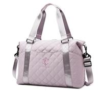 Nylon Travel Handbag for Ladies Spacious Duffle Bag Casual Shoulder Bag with Organizational Compartments Lightweight Carry On