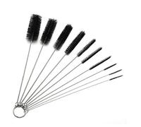 Nylon Tube Brush Brush Drinking Straws Glasses, Keyboard, Jewelery Cleaning, Assembly 10