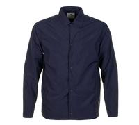 Nylon Tussah Utility Storage Shirt Navy, Medium