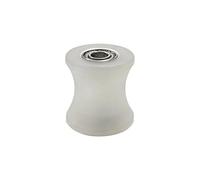 Nylon U Grooves Bearing Roller Replacement Track Wheel Guide Roller for Quiet Door Movement on Various Tracks Enduring Nylon Bearing