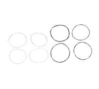 Nylon Ukulele Replacement Strings 27 inch for Concert Tenor Soprano | Nylon material for durable flexibility, DIY or professional ukulele making, black and white set