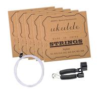 Nylon Ukulele Strings 4 Pack Replacement Parts for 21/23 / 26In Easy Tuning Ukulele Replacement Strings