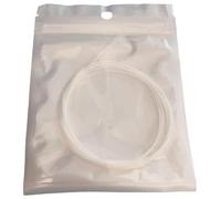 Nylon Ukulele Strings Set, 4Pcs White Replacement Strings, Durable Tuning Accessory for Ukulele, Smooth Sound Quality Instrument Parts for Musicians