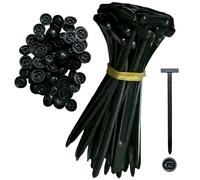 Nylon Universal Cable Tie Buckle, 100pcs Heavy Duty Self-Locking UV-Resistant Wire Nylon Zip Tie Holders, Multipurpose Plastic Cable Ties Tool for Car Daily Repair, Bumper Retainer Clips Sales (20pcs)