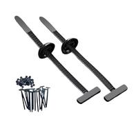 Nylon Universal Cable Tie Buckle, 120pcs Heavy-Duty Self-Locking UV-Resistant Wire Nylon Zip Tie Holders, Universal Push Mount Zip Tie Holders, Bumper Retainer Clips, Car Plastic Rivet Fasteners (20)