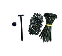 Nylon Universal Cable Tie Buckle, 50-300 Pack Heavy Duty Self-Locking Nylon Car Fasteners UV-Resistant Wire Zip Tie, Small Black Cable Ties for Car Daily Auto Fixing Indoor or Outdoor Use (50pcs)