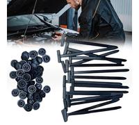 Nylon Universal Cable Tie Buckle, Heavy Duty Self-Locking Nylon Zip Ties Holder, Car Plastic Nylon Zip Ties, Multipurpose Plastic Cable Ties Tool for Car Daily Repair Quick Fix (50PCS)