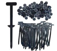 Nylon Universal Cable Tie Buckle, Heavy Duty Self-Locking Nylon Zip Ties Holder, New Multifunctional Cable Tie Buckle for Car Daily Repair (50pcs)