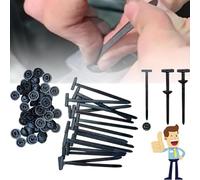 Nylon Universal Cable Tie Buckle - Heavy Duty Self-Locking Zip Ties Holder with Pin & Button Design, Multipurpose Plastic Cable Ties Tool Fasteners Car Body for Indoor and Outdoor (150pc)