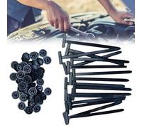 Nylon Universal Cable Tie Buckle, Multipurpose Plastic Cable Ties Tool Heavy Duty Self Locking Nylon Zip Ties UV Resistant Black Zipties for Car Daily Repair (20PCS)