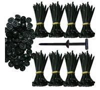 Nylon Universal Cable Tie Buckle, Reusable Nylon Zip Ties for Locking Cable, Multi-Packs Self-Locking NylonCable Ties for Various Car Body Fastening, Replaces Screws (200 PCS)