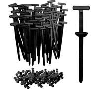 Nylon Universal Cable Tie Buckle, Upgrade Multipurpose Self-Locking Ties Holder Cable Ties for Car, Heavy Duty Self-Locking Nylon Zip Ties Holder for Car Daily Repair, Auto Repairing Quick Fix(50pcs)