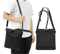 Nylon Urine Drainage Bag Holder,Catheter Bag Covers With Zipper Pipe Sleeve & Adjustable Strap Easy Access Catheter Privacy Cover for 1000 to 2000ml Drainage Bags
