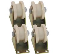 Nylon V-Track Door Car Accessories, 100kg Fixed Wire Rope Guide, Plastic Bearing Pulley for Smooth Operation