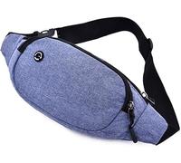 Nylon Waist Pack Men Fashion Multifunction Fanny Pack Bum Bags Hip Money Belt Travel for Mobile Phone Bag Unisex (Color : Gray)