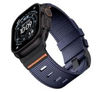 Nylon Watch Band for Apple Watch Ultra 3 Bands for Men 49mm 46mm 45mm 44mm 42mm,Adjustable Durable Fabric Breathable Sport Strap for iWatch Bands Ultra Series 11 10 9 8 7 6 5 4 3 SE 3/2,Extra Large