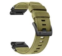 Nylon Watch Bands for Garmin Fenix 7X / Fenix 6X / Fenix 5X/Enduro 2, Quick Fit 26mm Adjustable Woven Nylon Sports Wrist Strap with Stainless Steel Clasp for Tactix 7 Pro, epix Pro 51mm