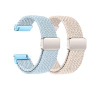 Nylon Watch Strap 22 mm Elastic Bracelet with Magnetic Clasp for Samsung Galaxy Watch 3 45 mm/Galaxy Watch 46 mm/Gear S3 Classic/Frontier/Vivoactive 4, Smartwatches Bracelet for Men and Women, 22mm