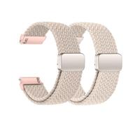 Nylon Watch Strap 22 mm Elastic Bracelet with Magnetic Clasp for Samsung Galaxy Watch 3 45 mm/Galaxy Watch 46 mm/Gear S3 Classic/Frontier/Vivoactive 4, Smartwatches Bracelet for Men and Women, 22mm