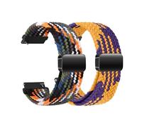 Nylon Watch Strap 22 mm Elastic Bracelet with Magnetic Clasp for Samsung Galaxy Watch 3 45 mm/Galaxy Watch 46 mm/Gear S3 Classic/Frontier/Vivoactive 4, Smartwatches Bracelet for Men and Women, 22mm