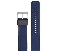 Nylon Watch Strap, Canvas Rubber Strap 20/22/24mm Quick Release Waterproof Watchband Men Military Replace Bracelet Band Adjustable Straps (B,22mm)