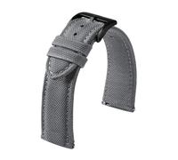 Nylon watch strap Double-sided Nylon Watch Strap, Quick-release Canvas Band 20mm 22mm, Men's Watchband(Gray 2,22mm)
