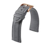 Nylon watch strap Double-sided Nylon Watch Strap, Quick-release Canvas Band 20mm 22mm, Men's Watchband(Grey,20mm)