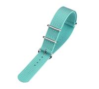 Nylon watch strap Nylon Watch Band Replacement Strap 18mm 19mm 20mm 22mm Quick Release Men Women Universal(TEAL BLUE,19mm)