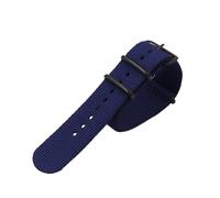 Nylon watch strap Stainless steel Strap for Redmi Watch 5/4 Metal Bracelet Accessories for Xiaomi Mi Band 9 Pro/Miband 8 Pro Replaceable Wristband(Dark blue,18mm)