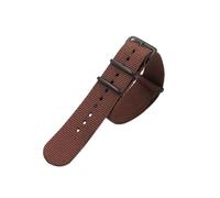Nylon watch strap Stainless steel Strap for Redmi Watch 5/4 Metal Bracelet Accessories for Xiaomi Mi Band 9 Pro/Miband 8 Pro Replaceable Wristband(Brown,24mm)