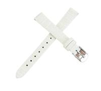 Nylon watch strap Women's Nylon Watch Strap, Soft Denim Style Quick-release Bracelet 8mm 10mm 12mm 14mm 16mm Universal Band(White,8mm)