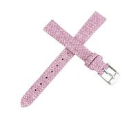 Nylon watch strap Women's Nylon Watch Strap, Soft Denim Style Quick-release Bracelet 8mm 10mm 12mm 14mm 16mm Universal Band(Pink,10mm)