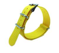 Nylon Watchband Watch Strap Pin Buckle 18mm 20mm 22mm Striped Replacement Band Watch Accessories Black Blue Brown White,Yellow,18mm