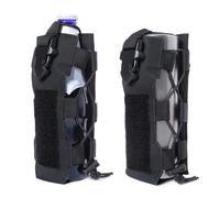 Nylon Water Bottle Pouch Outdoor Hiking Holster 22x11x6cm | This nylon pouch securely holds 500 to 800ml water bottles during outdoor adventures.