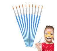 Nylon Watercolor Paint Brushes - Detail Paintbrushes for Watercolor Nylon Hair Artist Brushes for Acrylic, Oil, Ink, and Gouache, Perfect for Precision and Creative Projects